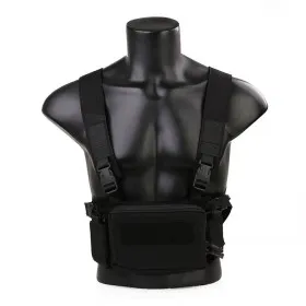 MICRO TACTICAL VEST CHEST RIG NERO EMERSONGEAR EM9557B