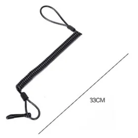 EXTENDABLE HANDLE 33CM FOR PISTOL WITH SNAP HOOK BLACK 33CM 00934