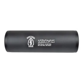SILENZIATORE FUCILE SOFTAIR 110MM X 35MM TIPO D DELTA FORCE CYMA HY-190D