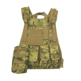 EXAGON TACTICAL VEST GILET TATTICO SOFTAIR SSB MULTICAM EX-V21M