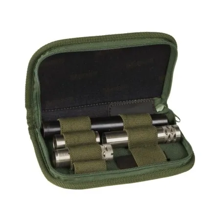 VEGA HOLSTER 2GC53 VERDE PORTA STROZZATORI DA CINTURA CHIUSURA ZIP