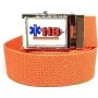 VEGA HOLSTER 2V75 CINTURA TELA BLU ARANCIO BIANCA 118 ALTEZZA 4CM LUNGA FINO A 130CM REGOLABILE