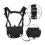 MIL-TEC 13530402 BLACK TACTICAL VEST CHEST RIG LIGHTWEIGHT
