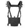 MIL-TEC 13530402 BLACK TACTICAL VEST CHEST RIG LIGHTWEIGHT
