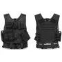 MIL-TEC 10720002  USMC BLACK COMBAT VEST WITH BELT AND HOLSTER