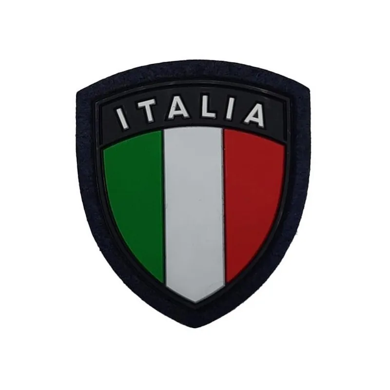 DEFCON 5 ITALIAN CREST PVC WITH BLUE BACKGROUND