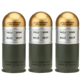 WOSPORT DUMMY GRENADE M433 - 3 PIECES SET WO-EX036