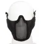 STEEL MESH TACTICAL MASK BLACK WO-MA42B
