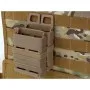 PORTA CARICATORE MOLLE SOFTAIR M4 DOPPIO FASTMAG DARK EARTH FMA TB299