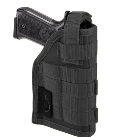 OUTAC PLUS PISTOL HOLSTER FONDINA AMBIDESTRA MOLLE NERO OT-GS09 B