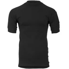 HIGHLANDER COMBAT SHIRT SHORT SLEEVES WITH POCKETS BLACK HL-TEE031 B