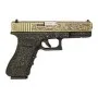 PISTOLA SOFTAIR A GAS G17 CLASSIC FLORAL PATTERN BRONZE WE WG01FB