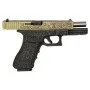 PISTOLA SOFTAIR A GAS G17 CLASSIC FLORAL PATTERN BRONZE WE WG01FB