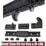 KIT FERMA MANO HAND STOP PER RAIL M-LOK E KEYMOD BLACK MP2057-B