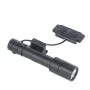 WADSN WD4075-B tactical flashlight 1300 lumen black front view