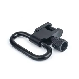 METAL SLING SWIVEL WITH SCREW MOUNT BLACK ME4001-B