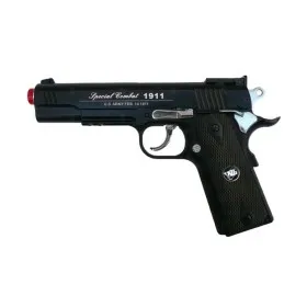 PISTOLA SOFTAIR 1911 FULL METAL CO2 SEMI-SCARRELLANTE NERA WG C 600B