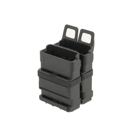 PORTA CARICATORE MOLLE SOFTAIR 5.56 M4 DOPPIO FASTMAG BLACK FMA TB298