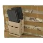 PORTA CARICATORE MOLLE SOFTAIR 5.56 M4 DOPPIO FASTMAG BLACK FMA TB298