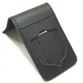 VEGA HOLSTER 1WH86 PATELLA PORTA PLACCA IN PELLE PER PORTAFOGLIO POLIZIA DI STATO
