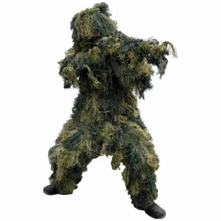 GHILLIE SUIT PRO SOFTAIR IGNIFUGA 4 PEZZI WOODLAND TG 2 L/XL  MIL-TEC 11962020