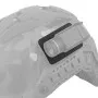WOSPORT RAIL/GOPRO MOUNT FOR HELMETS VELCRO BLACK WO-ACC61B