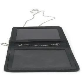 VEGA HOLSTER 1WI09 LEATHER CARD HOLDER 2 SLOT WITH METAL CHAIN