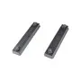 JS-TACTICAL STANDARD 20MM 9 SLOTS RAIL FOR M-LOK BLACK - 2 PIECES JS-MLR9