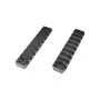 JS-TACTICAL STANDARD 20MM 9 SLOTS RAIL FOR M-LOK BLACK - 2 PIECES JS-MLR9
