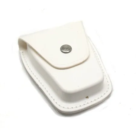 1P24 Porta Manette Più Tasca Generica. In Pelle Tipo Polizia Di Stato. Pelle 100 - Foto 5