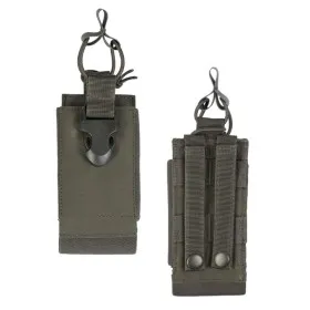 MIL-TEC 13493701 OD GREEN SOFTAIR MOLLE RADIO POUCH