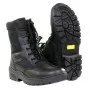 black leather tactical combat boots waterproof
