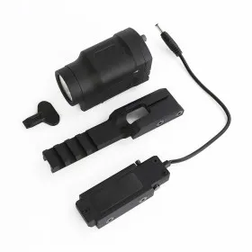 TORCIA LED 270 LUMEN FULL METAL STROBOCON STAFFA PROLUNGA NERA BIG DRAGON BD-9097BK