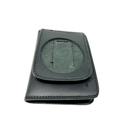 Portafoglio VEGA HOLSTER 1WD123 pelle nera con portaplacca Vigile del Fuoco