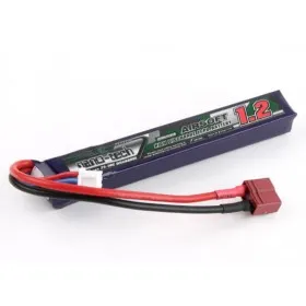 BATTERIA LI-PO FUCILE SOFTAIR TIPO STICK DEANS 1200 MAH 7,4V 25~50C 9210000128-0 TURNIGY NANO-TECH