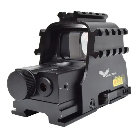 MIRINO SOFTAIR RED DOT OLOGRAFICO CON LASER ROSSO INCORPORATO JS-TACTICAL JS-RD553KR