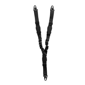 CINGHIA TATTICA NERA FUCILE SOFTAIR DOPPIO ATTACCO OPENLAND OPT-10031 01