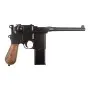 PISTOLA SOFTAIR A GAS 712 NERA CORPO IN METALLO CALCIO IN FINTO LEGNO WE  WE-712B
