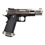 PISTOLA SOFTAIR A GAS HI-CAPA 5.1 WET T-REX SILVER WE WH1WET-SV