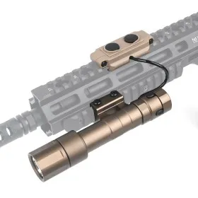 TORCIA TATTICA SOFTAIR FULL METAL LED 1300 LUMENS DARK EARTH WADSN WD4075-T
