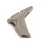 MP LINK ANGLED HAND STOP GRIP SOFTAIR PER SISTEMI M-LOK KEYMOD DARK EARTH MP1008-T