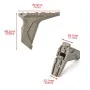 MP LINK ANGLED HAND STOP GRIP SOFTAIR PER SISTEMI M-LOK KEYMOD DARK EARTH MP1008-T