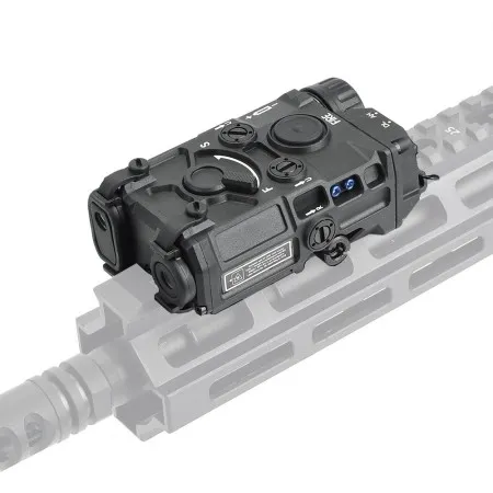 WADSN AIMING DEVICE RED/IR LASER WITH WHITE LED BLACK WD6087-B