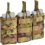 TASCA PORTA CARICATORE AD ESTRAZIONE RAPIDA VEGETATO MOLLE TRIPLO PER 5.56 M4 DEFCON 5  D5-M4AK3DO VI