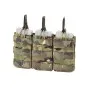 TASCA PORTA CARICATORE AD ESTRAZIONE RAPIDA MULTICAM MOLLE TRIPLO PER 5.56 M4 DEFCON 5  D5-M4AK3DO MC