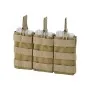 TASCA PORTA CARICATORE AD ESTRAZIONE RAPIDA COYOTE MOLLE TRIPLO PER 5.56 M4 DEFCON 5  M4AK3DO CT