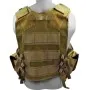 ROYAL TACTICAL VEST WITH HOLSTER TAN 06557TAN