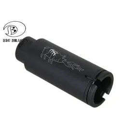SPEGBIFIAMMA AMPLIFICATORE FUCILE SOFTAIR NVK STYLE KX5 FLASH HIDER NERO BD-3549