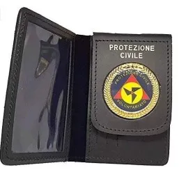 VEGA HOLSTER 1WD35 WALLET WITH PROTEZIONE CIVILE PLATE