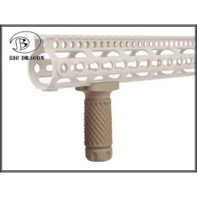 IMPUGNATURA SOFTAIR KEYMOD SYSTEM GOLFBALL PATTERN SHORT GRIP DARK EARTH BD-9000A BIG DRAGON